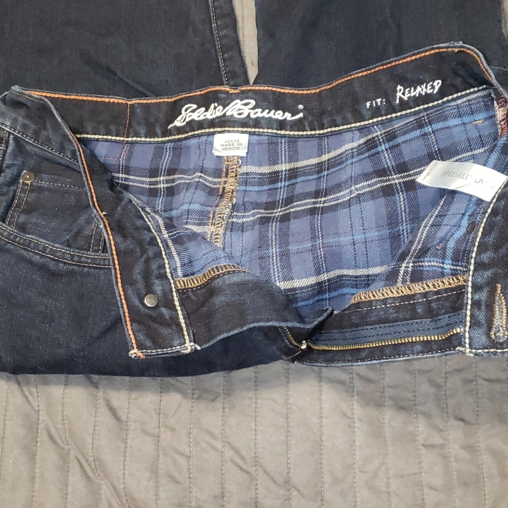 32 x 32 Eddie Bauer Relaxed Fit Flannel Lined Jean
